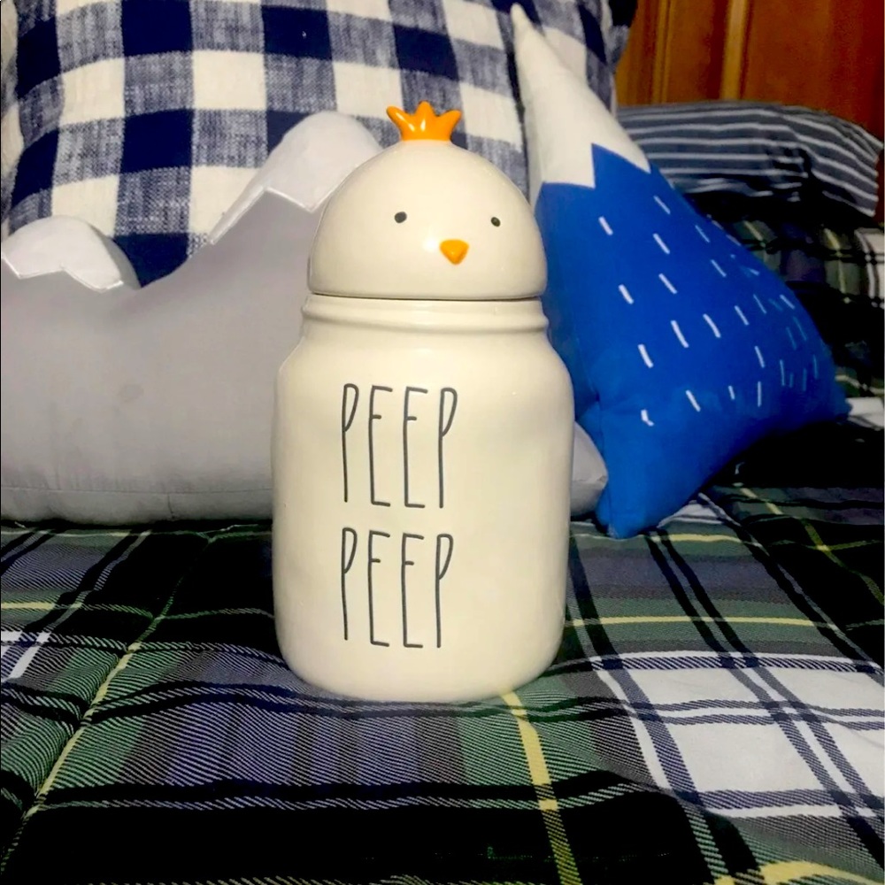 RAE DUNN PEEP PEEP CANISTER
